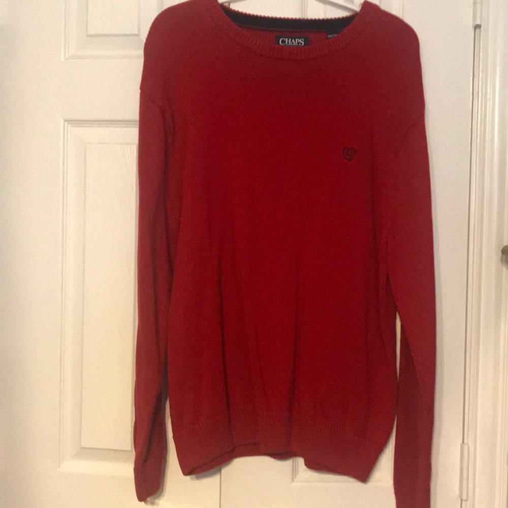 Chaps Sweater Red Sweater